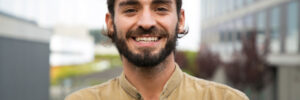 Bearded Man Smiling