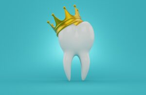 tooth with crown
